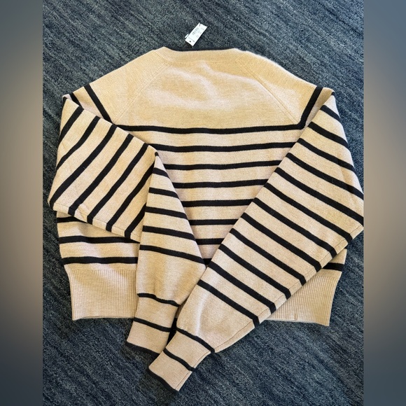 MADEWELL SIZE SMALL Raglan-Sleeve Cropped Cardigan in Merino Wool NY465 - Picture 6 of 6